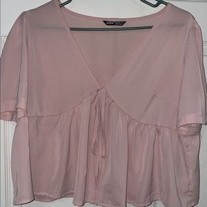 Shein Pink Babydoll Blouse